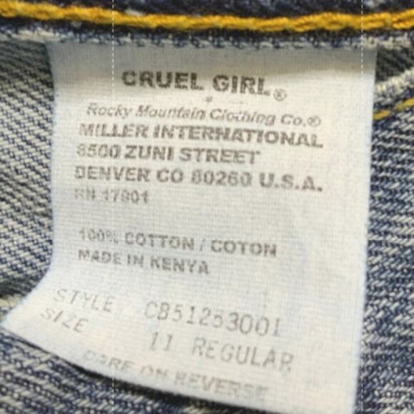 Cruel Girl Georgia Slim Cowgirl Jeans Women 11 Western Rodeo Straight Leg NWT - Picture 10 of 12
